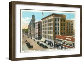 Downtown Sioux City, Iowa-null-Framed Art Print