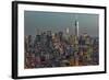 Downtown Skyline 12-Richard Silver-Framed Photographic Print
