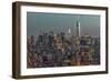 Downtown Skyline 12-Richard Silver-Framed Photographic Print