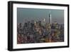 Downtown Skyline 12-Richard Silver-Framed Photographic Print