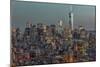 Downtown Skyline 12-Richard Silver-Mounted Photographic Print