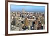 Downtown skyline at dawn, Tokyo, Japan-Keren Su-Framed Premium Photographic Print