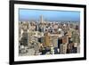 Downtown skyline at dawn, Tokyo, Japan-Keren Su-Framed Premium Photographic Print