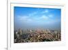 Downtown skyline dominated by Tokyo Tower, Tokyo, Japan-Keren Su-Framed Photographic Print