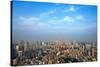 Downtown skyline dominated by Tokyo Tower, Tokyo, Japan-Keren Su-Stretched Canvas