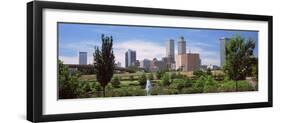 Downtown Skyline from Centennial Park, Tulsa, Oklahoma, USA 2012-null-Framed Photographic Print