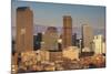 Downtown Skyline from Cheesman Park, Denver, Colorado, USA-Walter Bibikow-Mounted Photographic Print