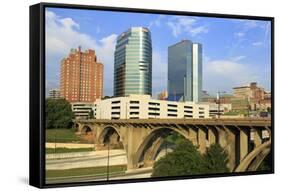 Downtown Skyline, Knoxville, Tennessee, United States of America, North America-Richard Cummins-Framed Stretched Canvas
