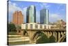 Downtown Skyline, Knoxville, Tennessee, United States of America, North America-Richard Cummins-Stretched Canvas