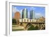 Downtown Skyline, Knoxville, Tennessee, United States of America, North America-Richard Cummins-Framed Photographic Print