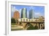 Downtown Skyline, Knoxville, Tennessee, United States of America, North America-Richard Cummins-Framed Photographic Print