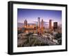 Downtown Skyline of Atlanta, Georgia, USA-Walter Bibikow-Framed Photographic Print