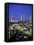 Downtown Skyline of Atlanta, Georgia, USA-Walter Bibikow-Framed Stretched Canvas