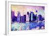 Downtown Skyline-Philippe Hugonnard-Framed Giclee Print