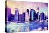 Downtown Skyline-Philippe Hugonnard-Stretched Canvas