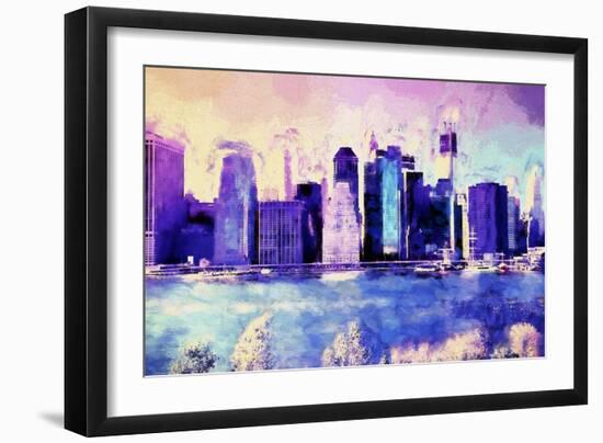 Downtown Skyline-Philippe Hugonnard-Framed Giclee Print