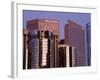 Downtown Skyscrapers in Los Angeles, California, United States of America, North America-Richard Cummins-Framed Photographic Print