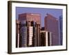 Downtown Skyscrapers in Los Angeles, California, United States of America, North America-Richard Cummins-Framed Photographic Print
