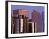 Downtown Skyscrapers in Los Angeles, California, United States of America, North America-Richard Cummins-Framed Photographic Print