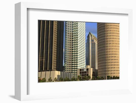 Downtown Skyscrapers, Tampa, Florida, United States of America, North America-Richard Cummins-Framed Photographic Print