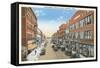 Downtown, South Norwalk, Connecticut-null-Framed Stretched Canvas