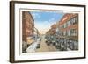 Downtown, South Norwalk, Connecticut-null-Framed Art Print
