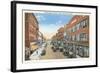 Downtown, South Norwalk, Connecticut-null-Framed Art Print