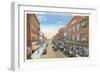 Downtown, South Norwalk, Connecticut-null-Framed Art Print