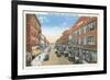 Downtown, South Norwalk, Connecticut-null-Framed Art Print
