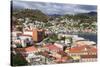 Downtown St. Georges, Grenada, Windward Islands, West Indies, Caribbean, Central America-Richard Cummins-Stretched Canvas