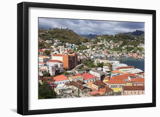 Downtown St. Georges, Grenada, Windward Islands, West Indies, Caribbean, Central America-Richard Cummins-Framed Photographic Print