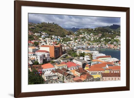 Downtown St. Georges, Grenada, Windward Islands, West Indies, Caribbean, Central America-Richard Cummins-Framed Photographic Print