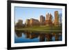 Downtown St. Louis, Missouri, as Seen from the Reflecting Pool-Jerry & Marcy Monkman-Framed Photographic Print