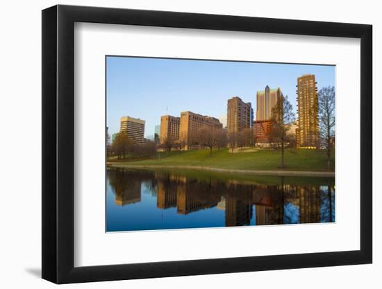 Downtown St. Louis, Missouri, as Seen from the Reflecting Pool-Jerry & Marcy Monkman-Framed Photographic Print