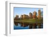 Downtown St. Louis, Missouri, as Seen from the Reflecting Pool-Jerry & Marcy Monkman-Framed Photographic Print