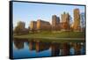 Downtown St. Louis, Missouri, as Seen from the Reflecting Pool-Jerry & Marcy Monkman-Framed Stretched Canvas