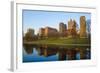 Downtown St. Louis, Missouri, as Seen from the Reflecting Pool-Jerry & Marcy Monkman-Framed Photographic Print