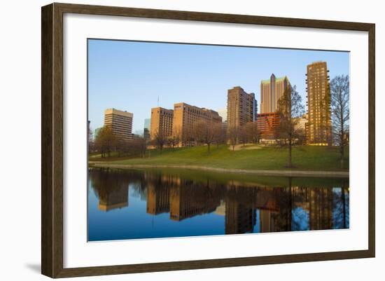 Downtown St. Louis, Missouri, as Seen from the Reflecting Pool-Jerry & Marcy Monkman-Framed Photographic Print