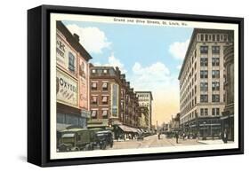 Downtown St. Louis, Missouri-null-Framed Stretched Canvas