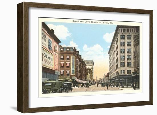 Downtown St. Louis, Missouri-null-Framed Art Print