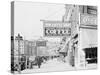 Downtown street in New Orleans, Louisiana, 1935-Walker Evans-Stretched Canvas