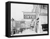 Downtown street in New Orleans, Louisiana, 1935-Walker Evans-Framed Stretched Canvas