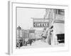 Downtown street in New Orleans, Louisiana, 1935-Walker Evans-Framed Photographic Print