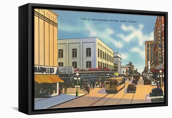 Downtown, Tampa, Florida-null-Framed Stretched Canvas