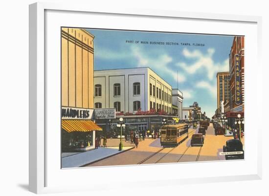 Downtown, Tampa, Florida-null-Framed Art Print