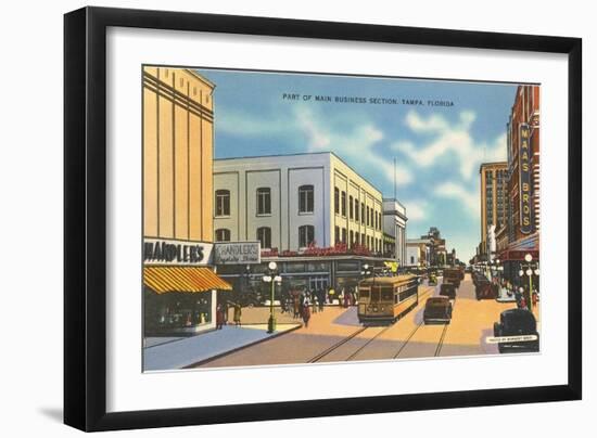 Downtown, Tampa, Florida-null-Framed Art Print