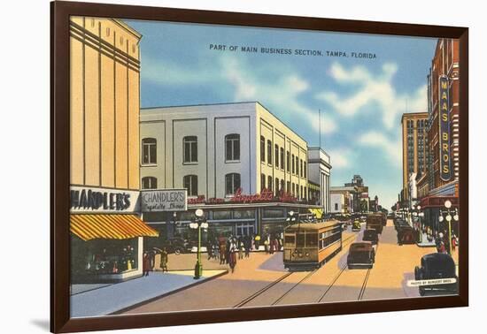 Downtown, Tampa, Florida-null-Framed Art Print