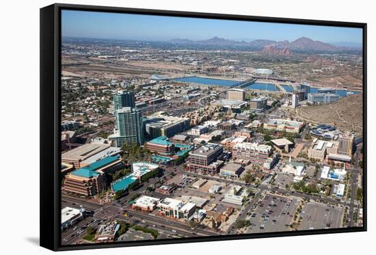 Downtown Tempe-Tim Roberts Photography-Framed Stretched Canvas