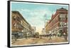 Downtown Terre Haute, Indiana-null-Framed Stretched Canvas