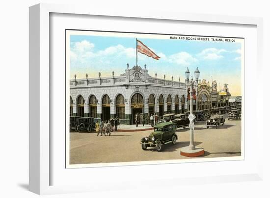 Downtown Tijuana, Mexico-null-Framed Art Print